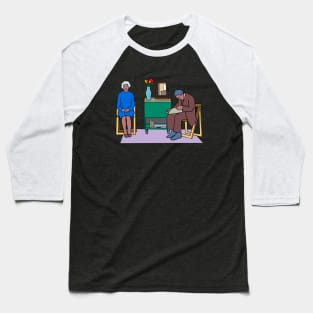 David Hockney - Old Couple Baseball T-Shirt